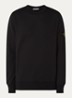 S0051 sweater met logo - Zwart