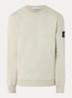 S0051 sweater met logo - Lindegroen