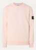 S0051 sweater met logo - Lichtroze