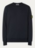 S0051 sweater met logo - Donkerblauw