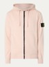 S0051 sweatvest met logo en capuchon - Roze