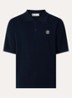 S00B5 regular fit polo met logo - Donkerblauw