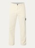 S0212 straight fit broek van corduroy - Creme