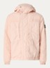 S0405 jack met capuchon en logo - Roze