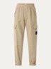 S0451 tapered fit joggingbroek met steekzakken - Beige