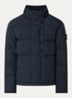 S0462 jack met donsvulling en steekzakken - Donkerblauw