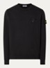 S0A20 sweater met logo en borstzak - Zwart