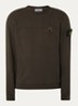 S0A20 sweater met logo en borstzak - Bruin