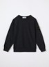 S0A20 sweater met logo - Zwart