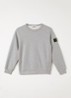 S0A20 sweater met logo - Grijsmele