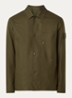 S0F24 overshirt in wolblend - Legergroen