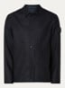 S0F24 overshirt in wolblend - Donkerblauw