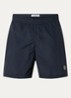 Zwemshorts met logo en steekzakken - Donkerblauw