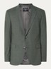 Aidan regular fit colbert in wolblend met klepzakken - Olijfgroen