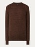 Alpus fijngebreide pullover alpaca wolblend - Bruin