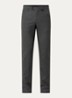 Code slim fit pantalon met steekzakken - Antraciet