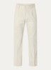 Tomeo straight fit pantalon in linnenblend - Beige