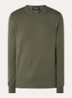Vincent fijngebreide pullover met ronde hals - Groen