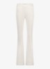 High waist flared fit broek met steekzakken - Gebroken wit