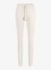 High waist tapered fit joggingbroek met steekzakken - Gebroken wit