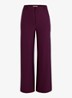 Luz high waist loose fit pantalon met steekzakken - Paars