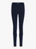 Margot high waist skinny fit broek met steekzakken - Donkerblauw