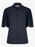 Poppy blouse met vlindermouw - Blauw
