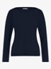 Sydney longsleeve met boothals - Donkerblauw