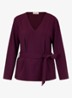 Vesper top met strikceintuur - Paars