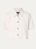 Eveline blouse van schapenleer - Grijs