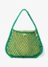 Macramé Mom Bag met omkeerbare binnentas - Groen