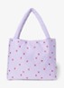 Schoudertas met print - Paars