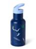 Waterfles met print 35 cl - Donkerblauw