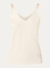 Tanktop met stretch - Vanillegeel