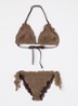 Mini Magnolia bikiniset met lurex - Brons