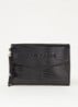 Crocey clutch met crocostructuur - Zwart
