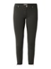 Fioni skinny jegging met ritsdetails - Groen