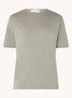 Harper T-shirt van  katoen - Olijfgroen