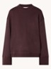 Talia sweater met ronde hals - Aubergine