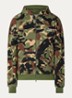 Catna sweatvest met logo- en backprint - Beige