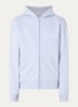 Catna sweatvest met logo- en backprint - Lichtblauw