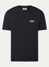Catna T-shirt met logo- en backprint - Zwart