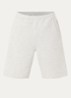 Emblem wide fit korte joggingbroek met logo - Grijsmele
