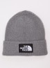 The Logo Box grofgebreide muts - Middengrijs