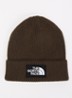 The Logo Box grofgebreide muts - Bruin
