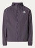 Windjack met capuchon en ritszakken - Paars