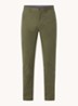 1985 Denton straight fit chino met steekzakken - Legergroen
