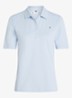 1985 regular fit polo van  katoen met logo - Lichtblauw
