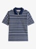 1985 regular fit polo van  katoen met logo - Donkerblauw