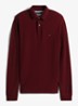 1985 regular fit polo van piqué katoen  - Bordeauxrood